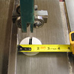 Image of Tee cutting setup