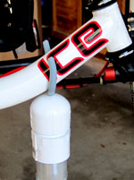 photo of Vortex in front support with tool hanger support