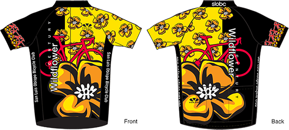 Image of SLOBC 2014 Wildflower Century Jersey